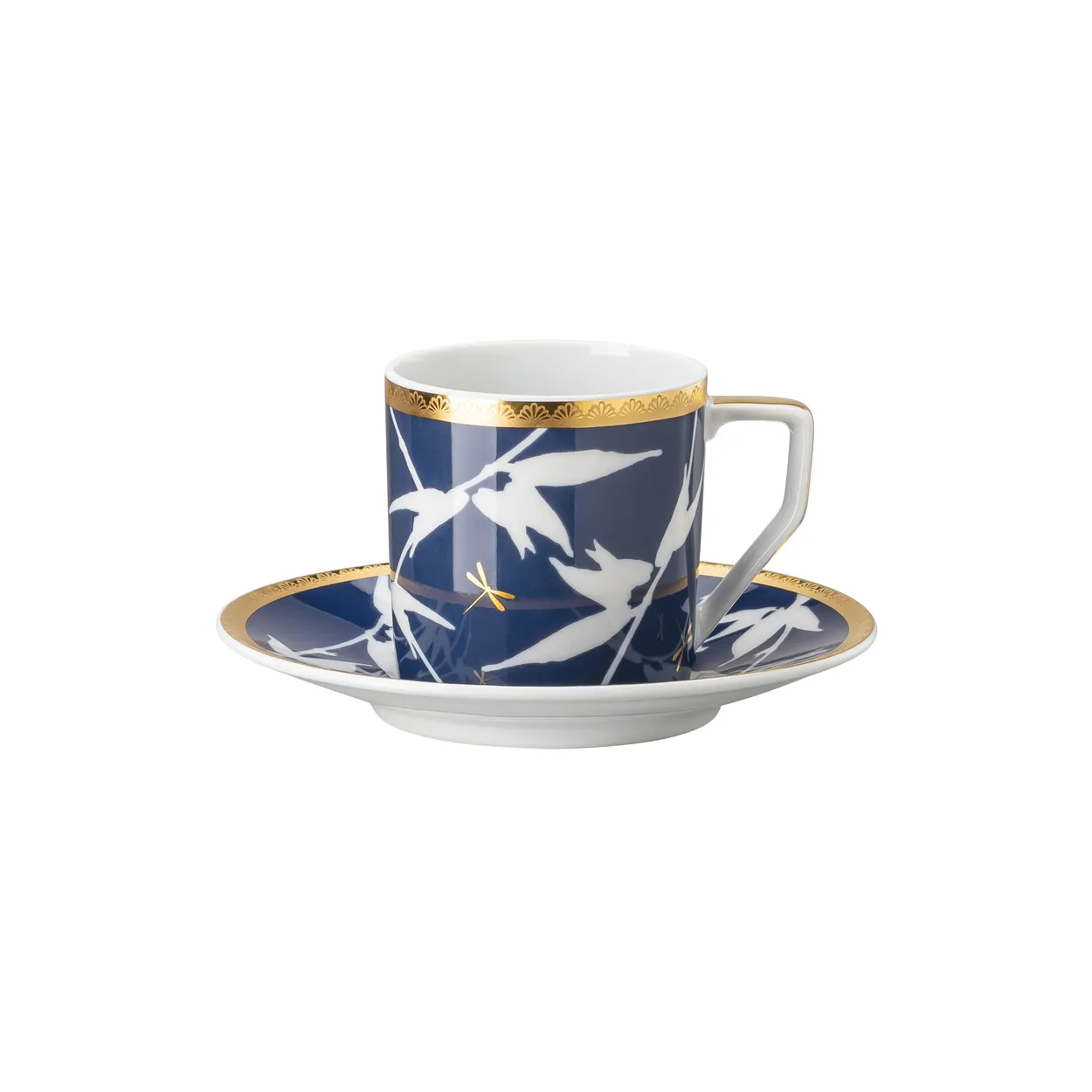 Rosenthal Heritage Turandot espresso cup with saucer blue