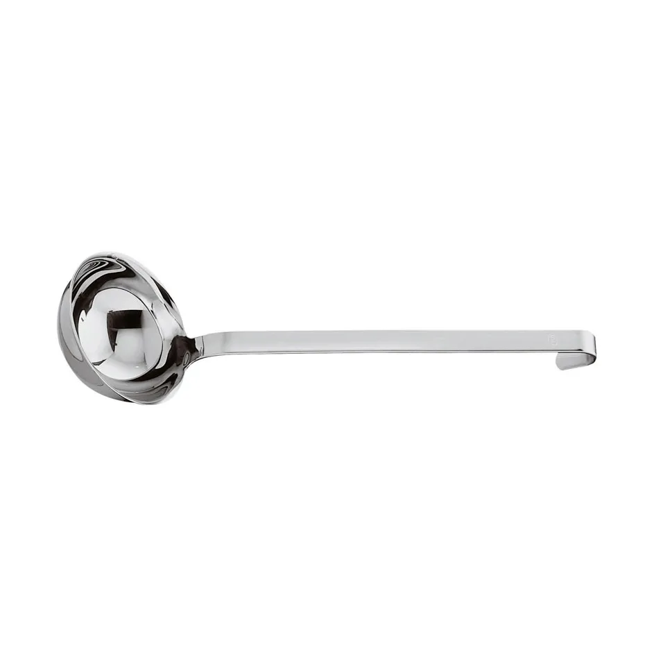 Hook ladle with pouring spout Ø8 cm, Stainless steel Rösle