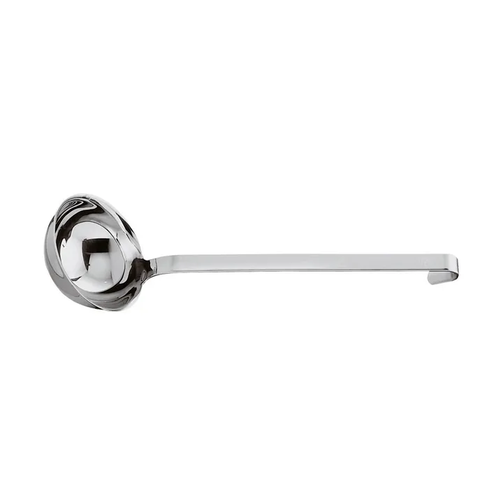 Hook ladle with pouring spout Ø8 cm - Stainless steel - Rösle