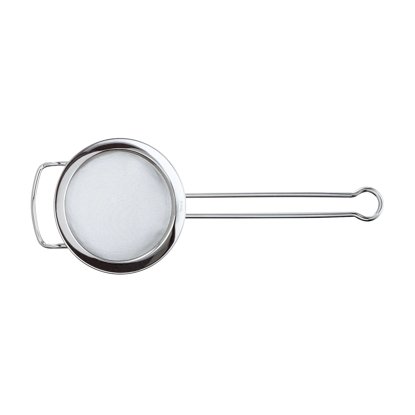 Sieve with open handle fine mesh 20 cm, Steel Rösle