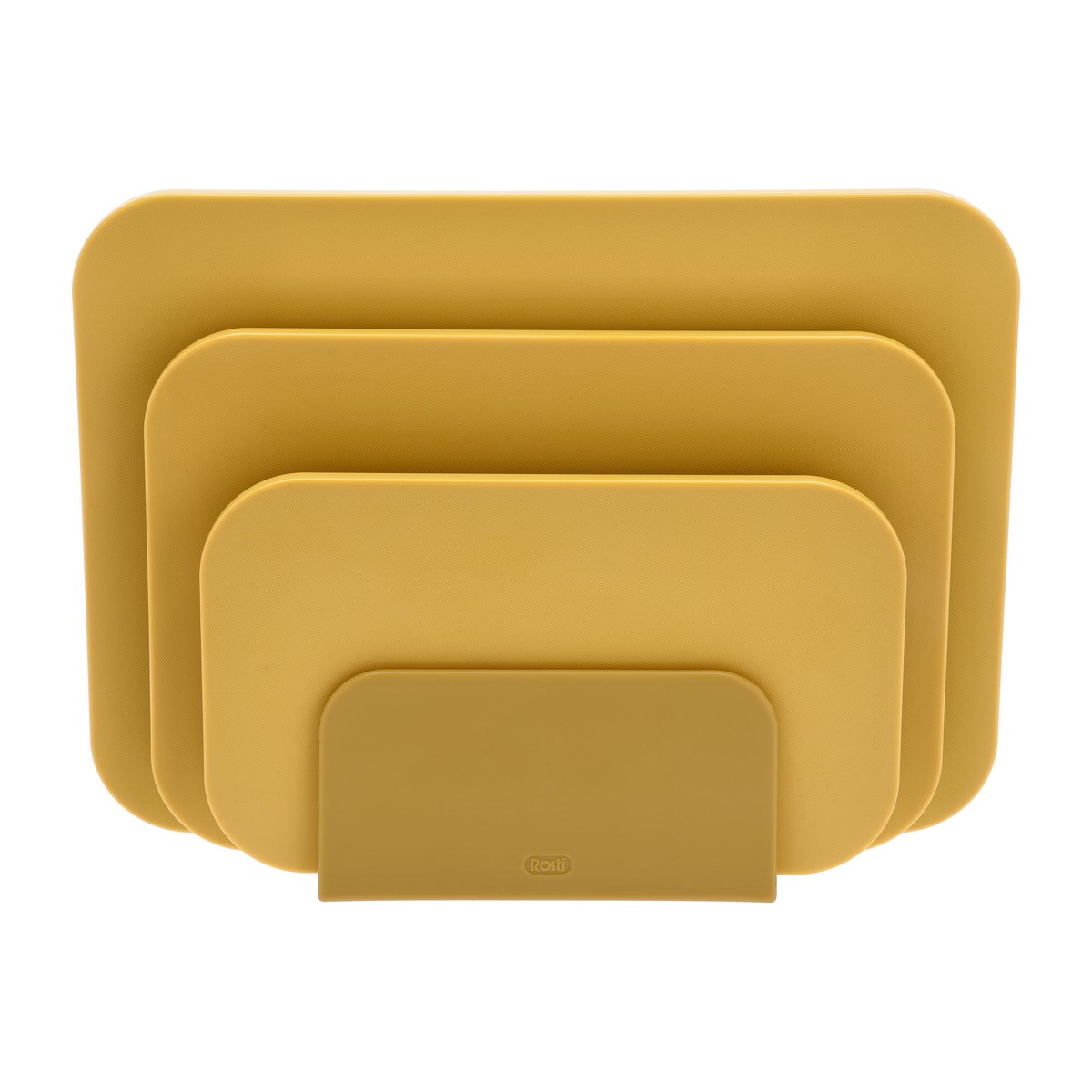 Rosti Choptima cutting board set 3 pieces and holder Curry