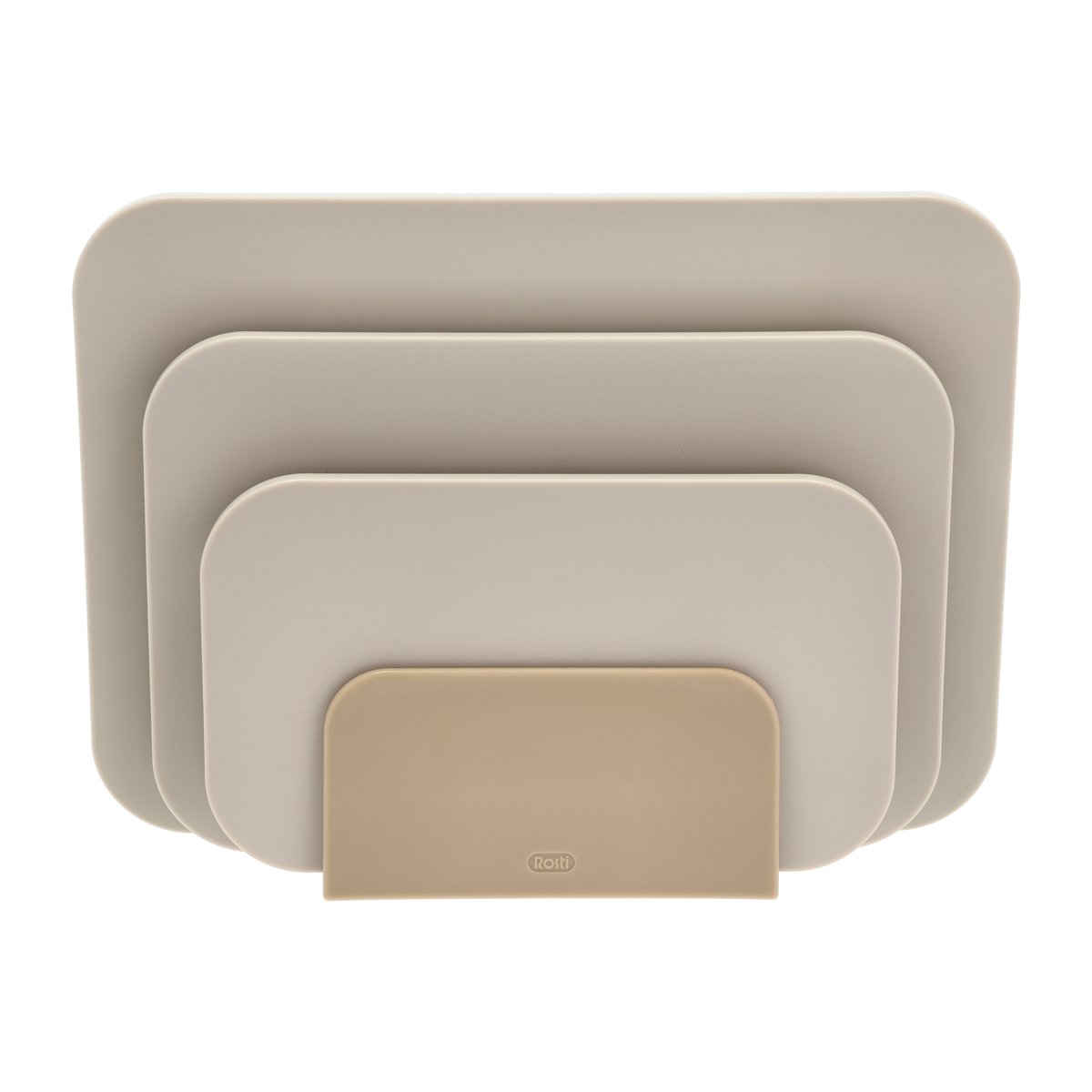 Rosti Choptima cutting board set 3 pieces and holder Humus