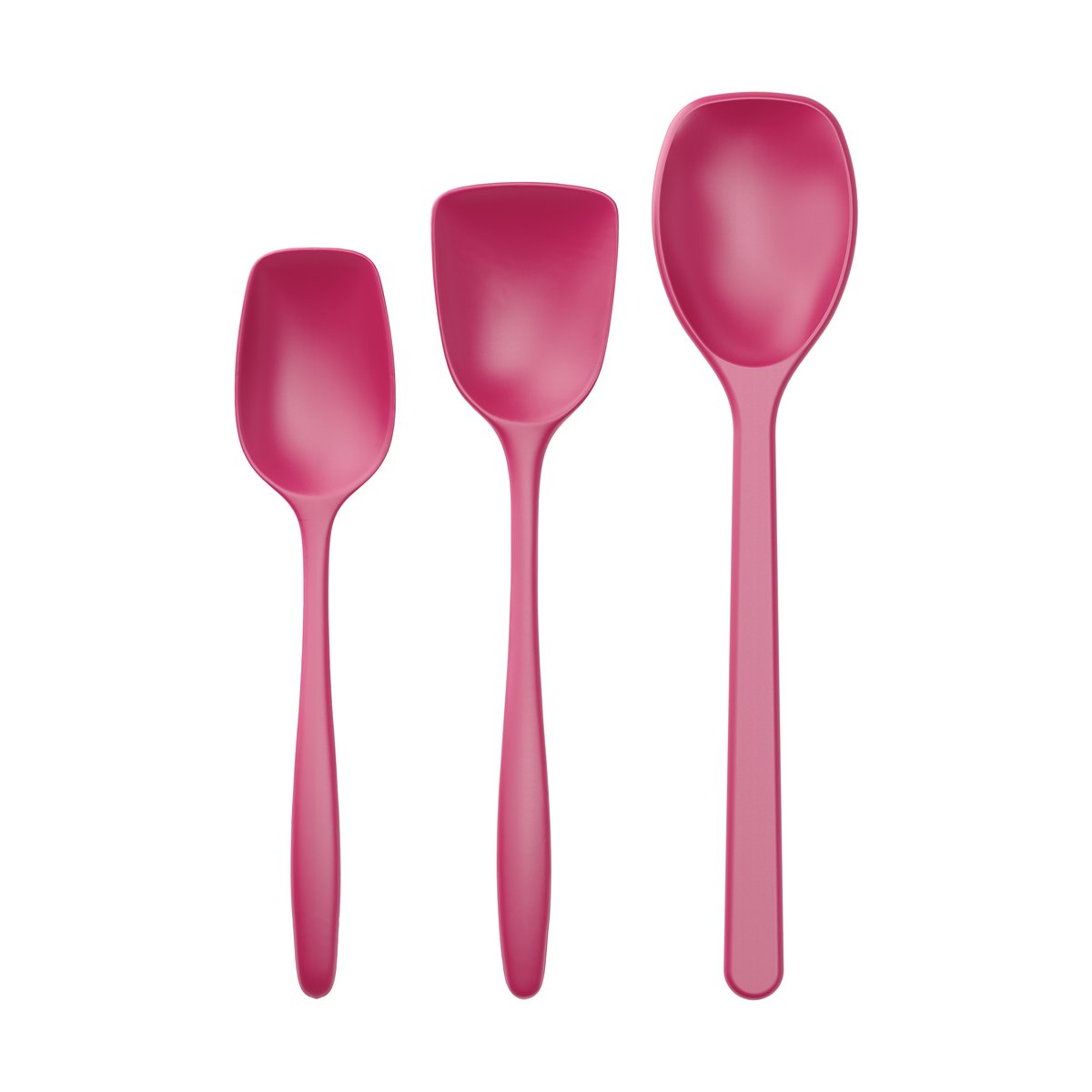 Rosti Classic cooking spoon set 3 pieces Beetroot | Scandinavian Design | Spoons, scoops & ladles | Red