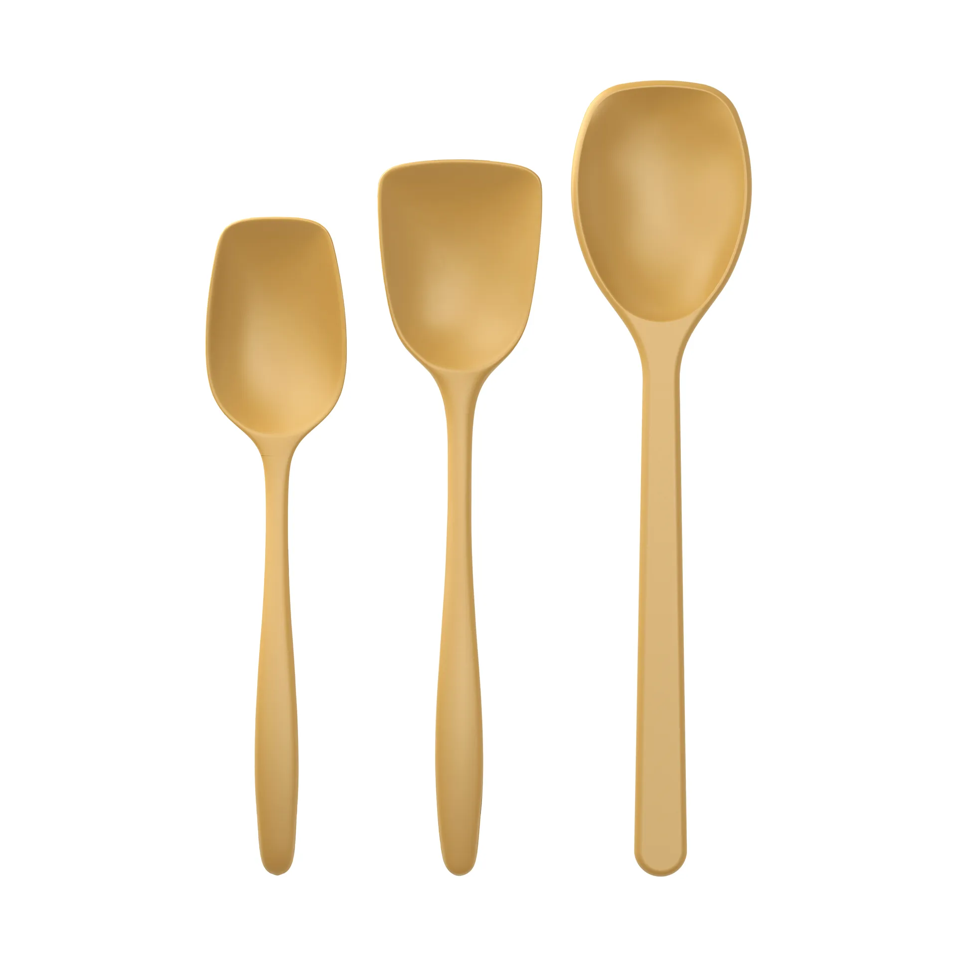Classic cooking spoon set 3 pieces, Curry Rosti