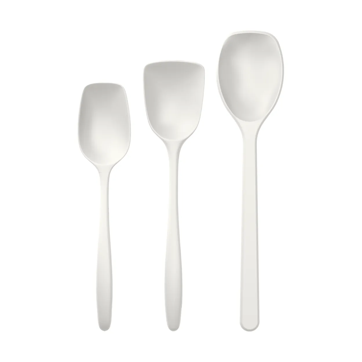 Rosti Classic cooking spoon set 3 pieces White | Scandinavian Design | Spoons, scoops & ladles | White