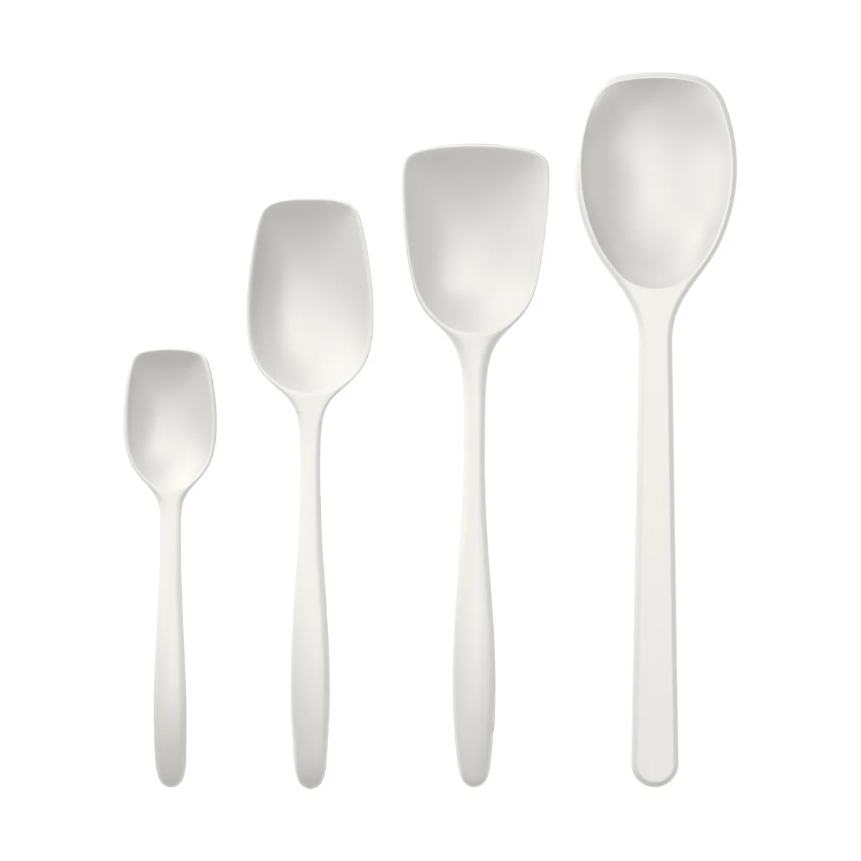 Rosti Classic cooking spoon set 4 pieces White | Scandinavian Design | Spoons, scoops & ladles | White