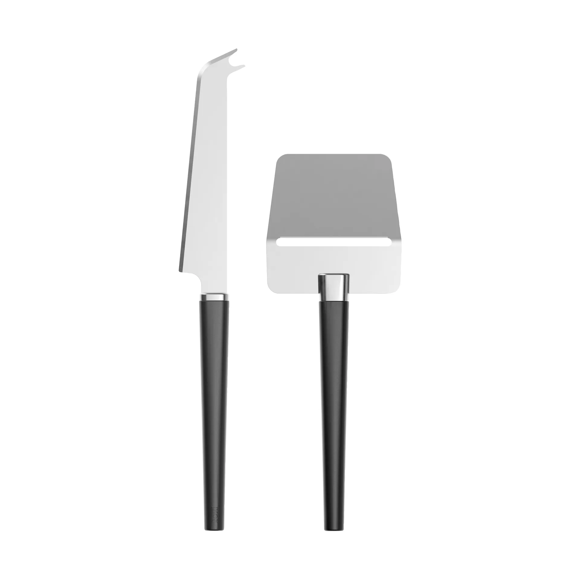 Emma Cheese Set 2 Pieces, Black Rosti