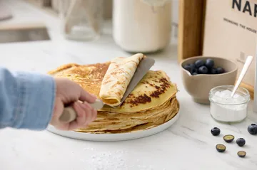 Emma palette knife narrow steel 33 cm - Hummus - Rosti