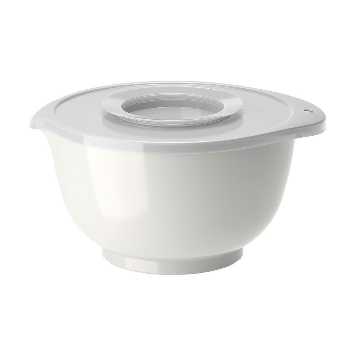 Rosti Margrethe bowl 3 L with whisk lid White | Scandinavian Design | Mixing bowls | White