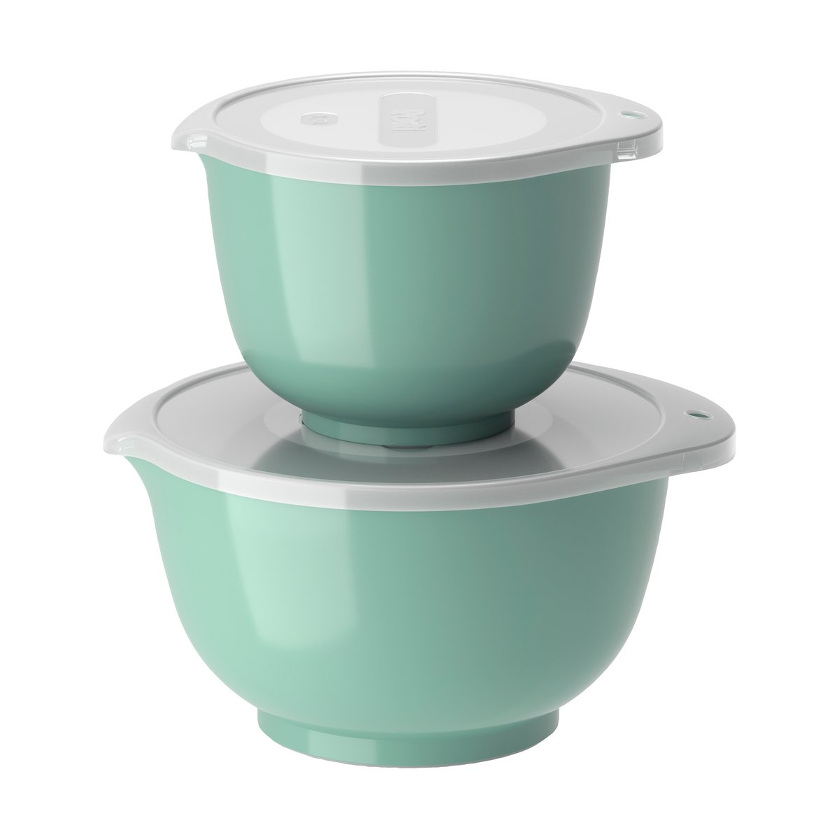 Rosti Margrethe bowl set 2-pack Nordic green | Scandinavian Design | Mixing bowls | Green