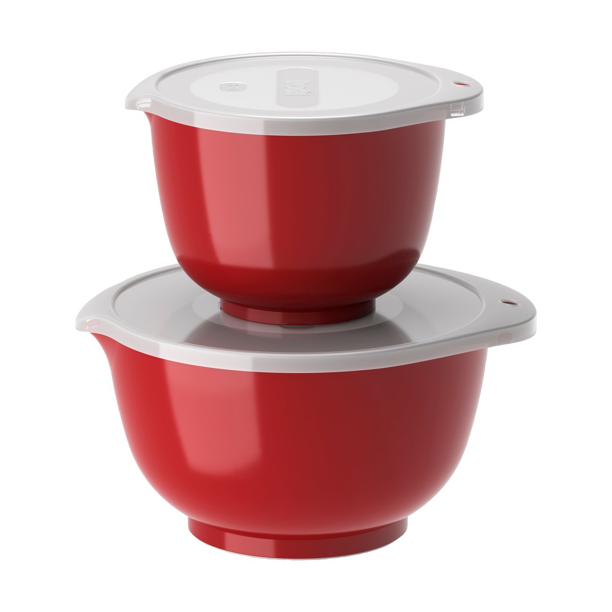 Rosti Margrethe bowl set 2-pack Red | Scandinavian Design | Mixing bowls | Red