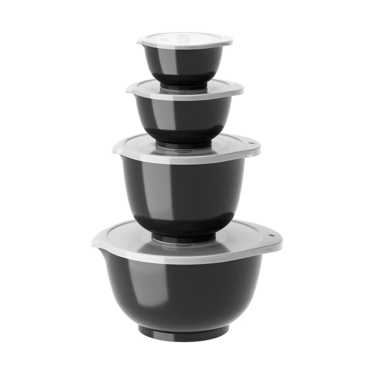 Rosti Margrethe bowl set 4-pack Black