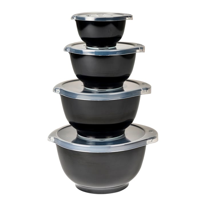 Margrethe bowl set mini 4-pack - black - Rosti