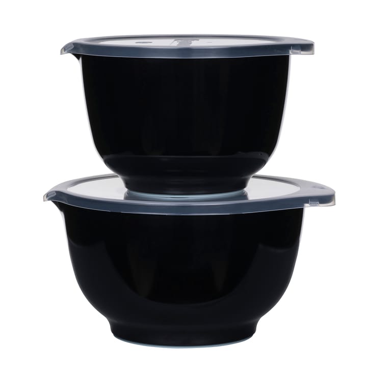 Margrethe bowl set with lid 2-pack - Black - Rosti