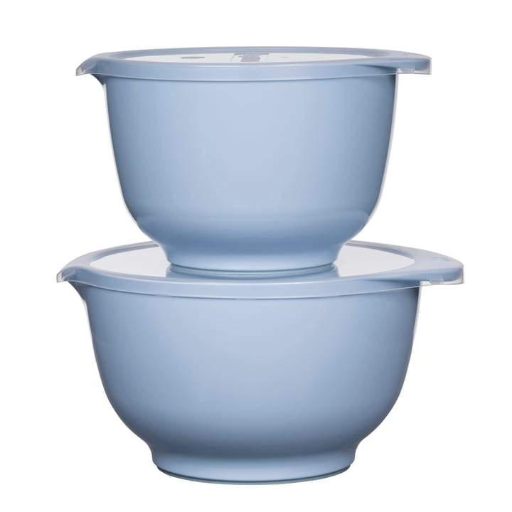Margrethe bowl set with lid 2-pack - Nordic blue - Rosti