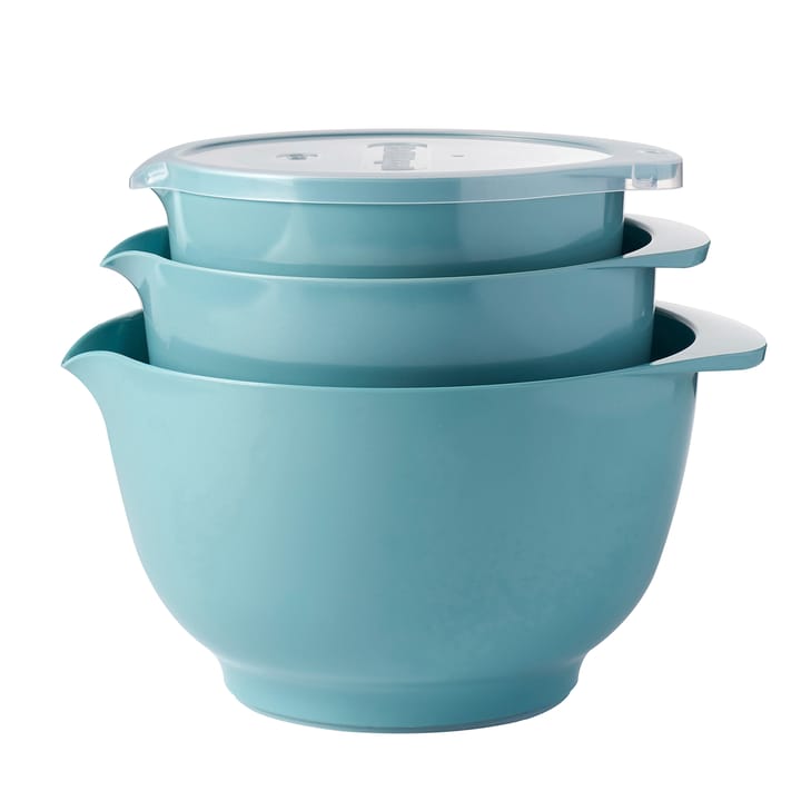 Margrethe bowl set with lid 3-pack - Nordic green - Rosti