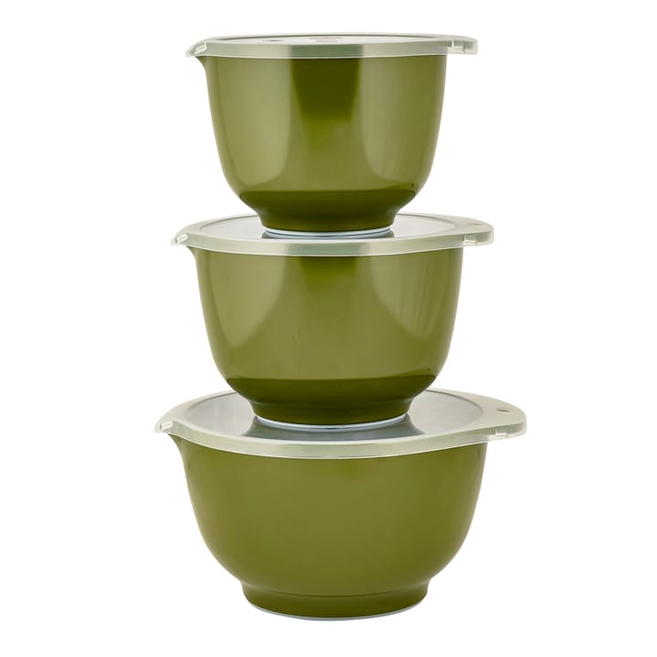 Margrethe bowl set with lid 3-pack - oliver - Rosti