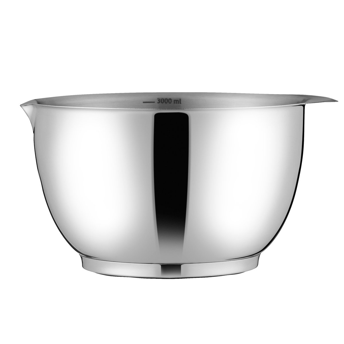 Rosti Margrethe bowl steel 3 l Steel | Scandinavian Design | Mixing bowls | Silver-coloured