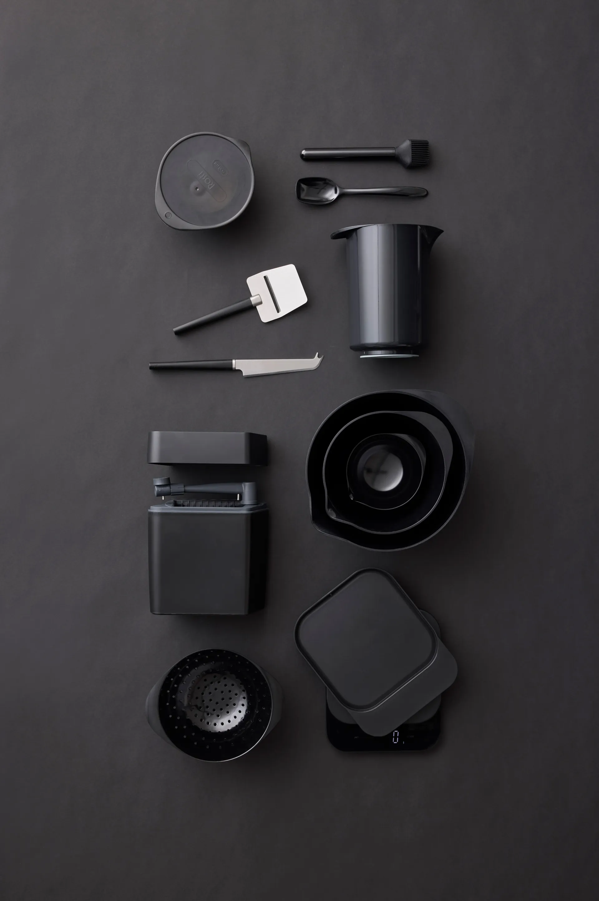 Margrethe colander for bowl 1.5 L, Black Rosti