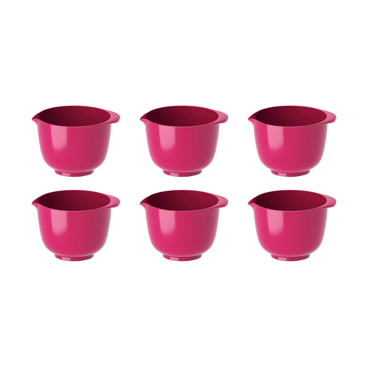 Rosti Margrethe mini bowl 25 ml 6-pack Beetroot | Scandinavian Design | Mixing bowls | Red