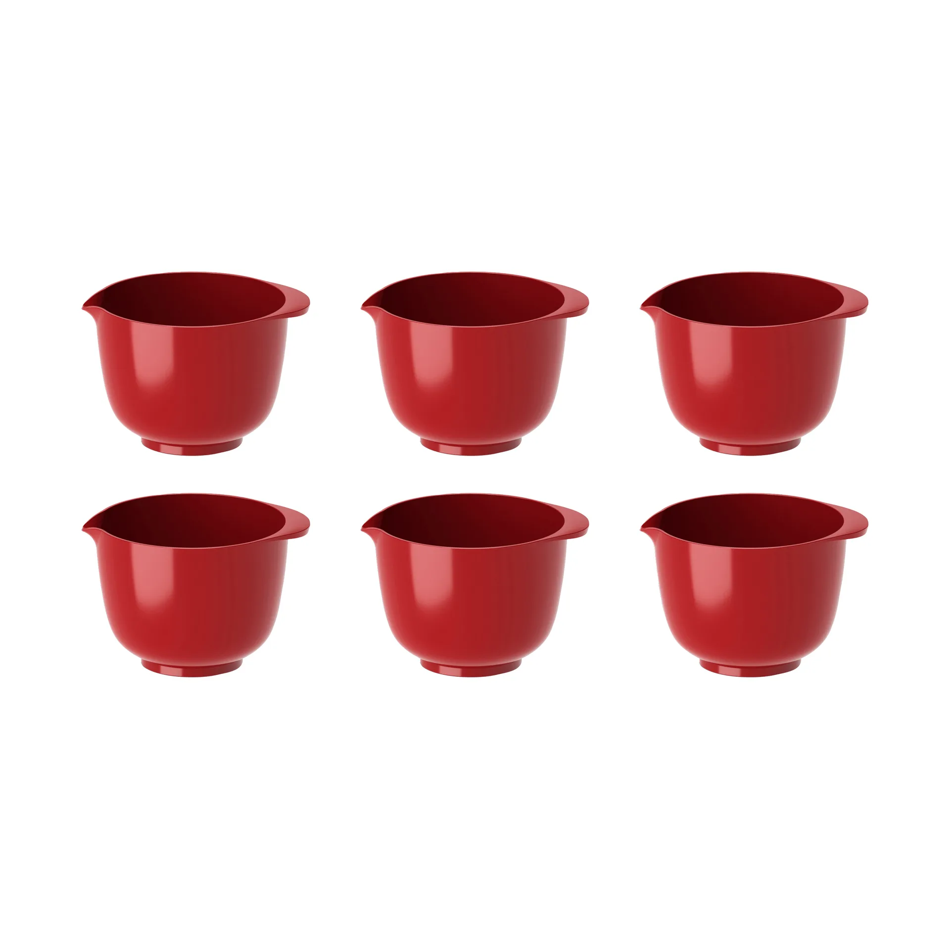 Margrethe mini bowl 25 ml 6-pack, Red Rosti