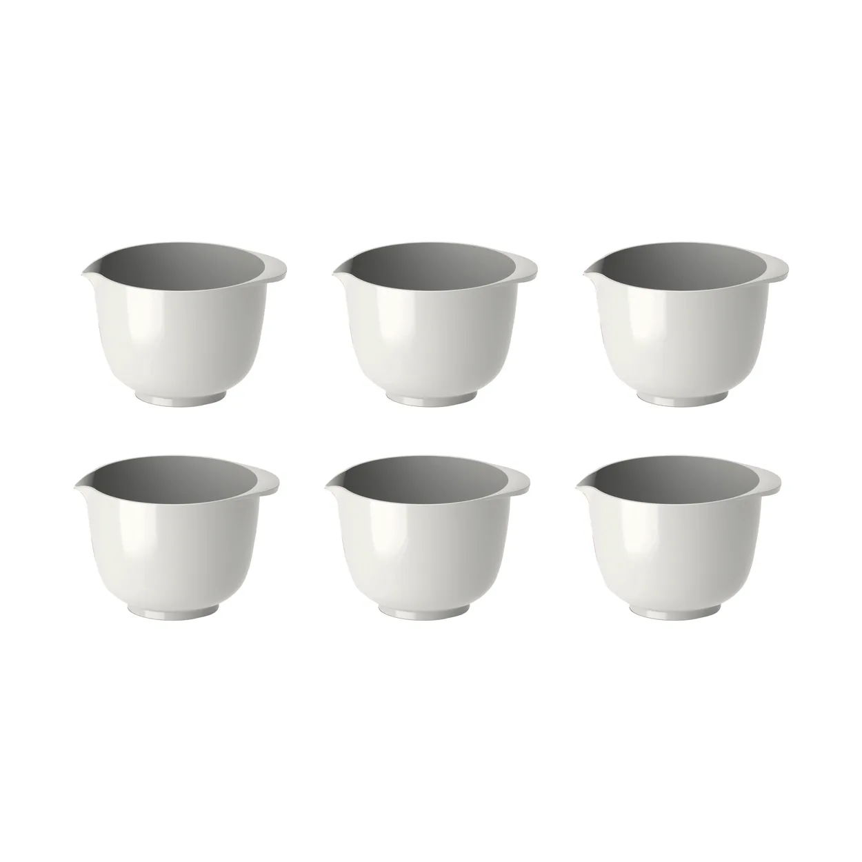 Rosti Margrethe mini bowl 25 ml 6-pack White | Scandinavian Design | Mixing bowls | White