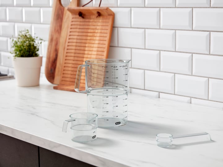 Mensura measuring set 3 pieces - Clear - Rosti