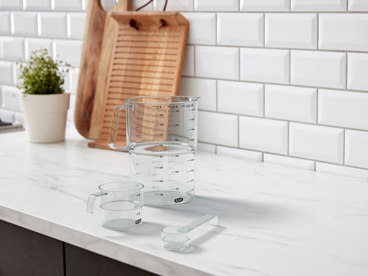 Mensura measuring set 3 pieces - Clear - Rosti