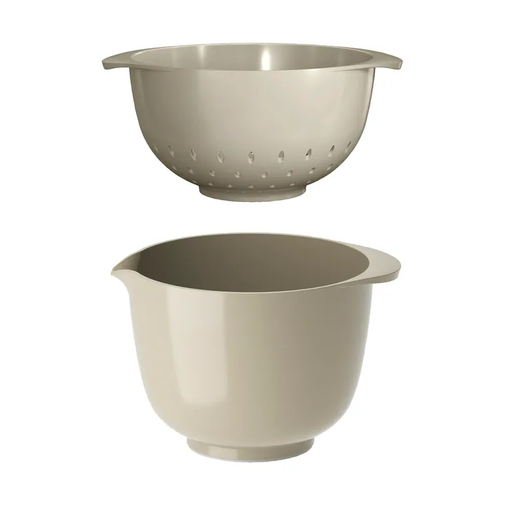 NEW Margrethe bowl with colander - Humus, 1.5 litres - Rosti