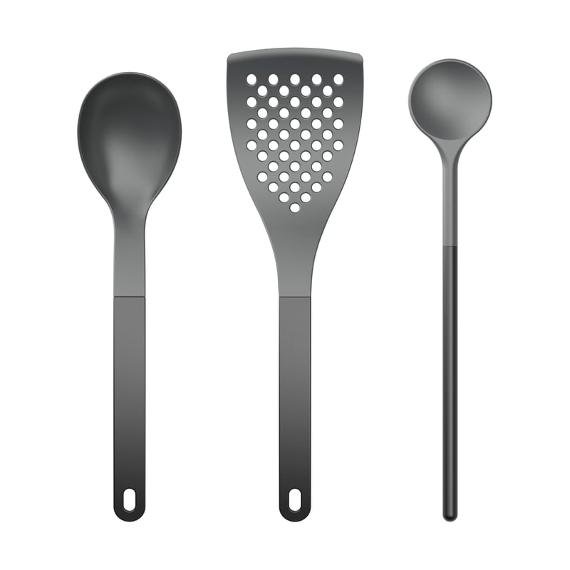 Rosti Optima kitchen utensils 1 3 pieces Nordic green nylon