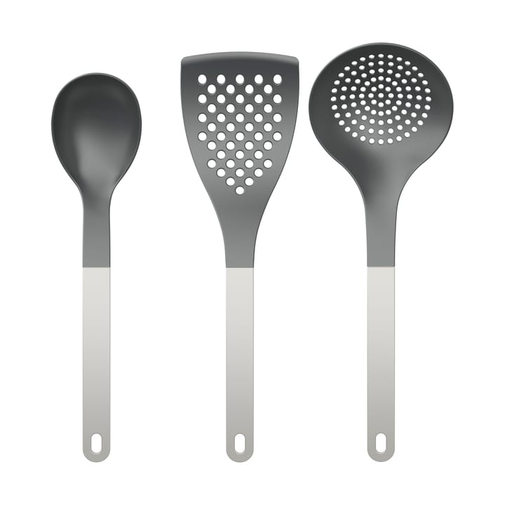 Optima kitchen utensils 2 3 pieces - White nylon - Rosti