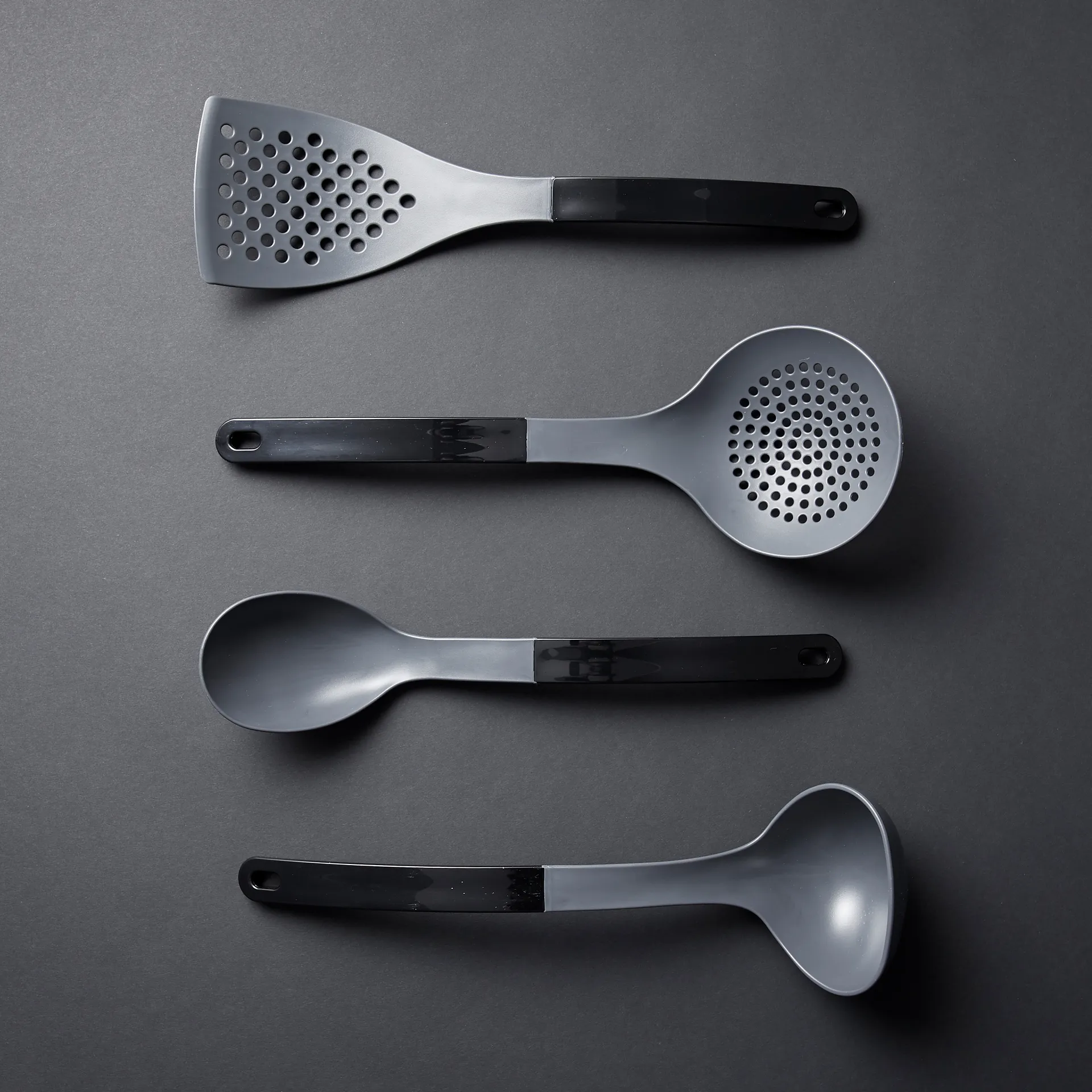 Optima kitchen utensils 4 pieces, black Rosti