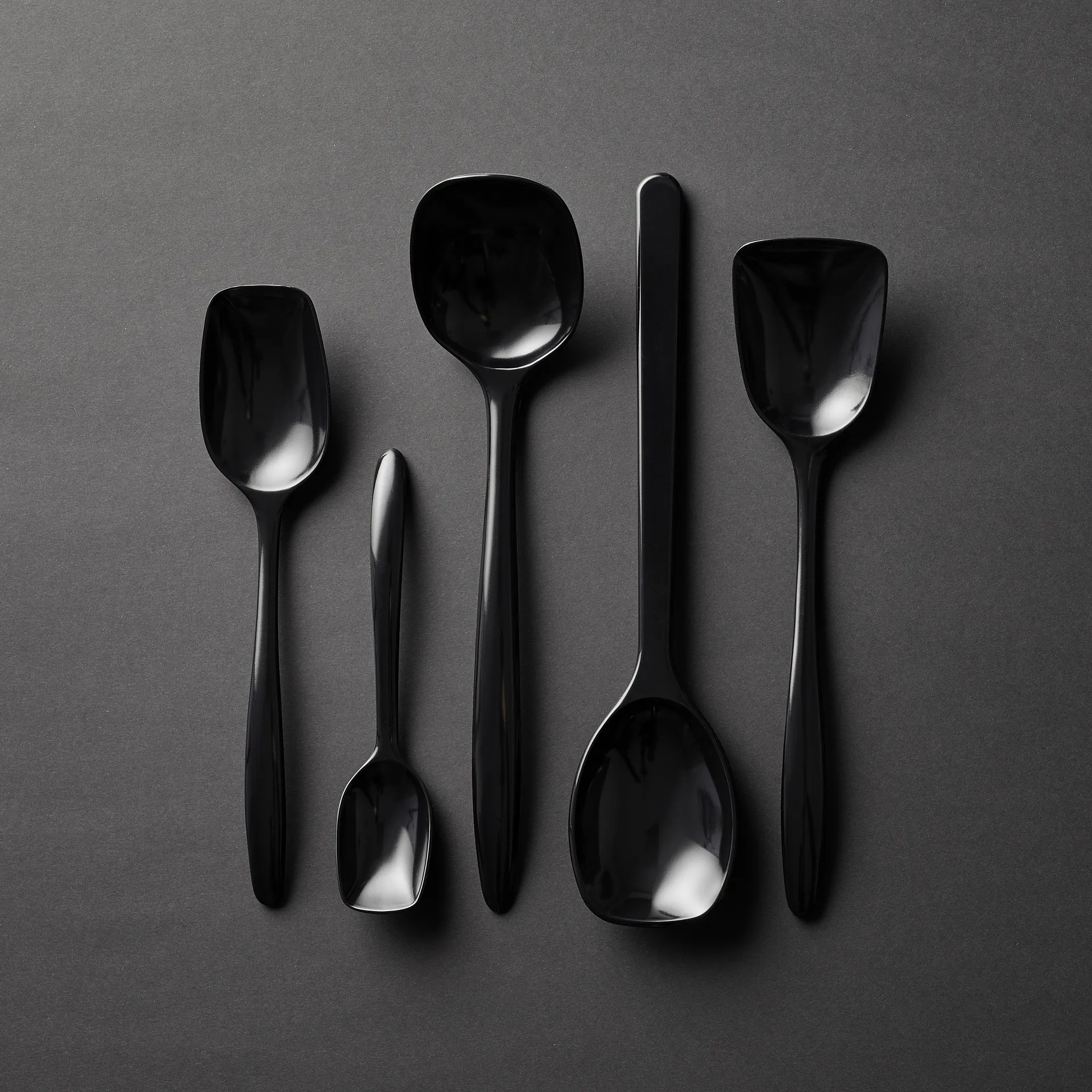 Rosti cooking spoon set 5 pieces, black Rosti