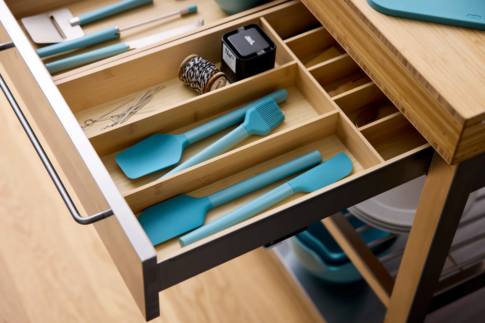 Rosti Emma spatula spoon, Nordic green Rosti