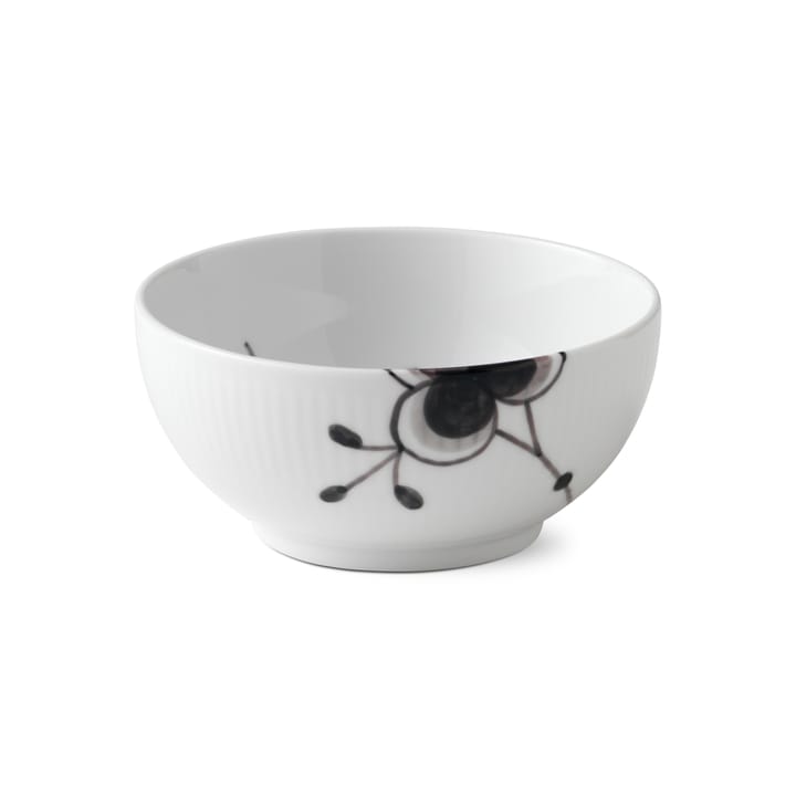 Black Fluted mega bowl - Ø 13 cm - Royal Copenhagen