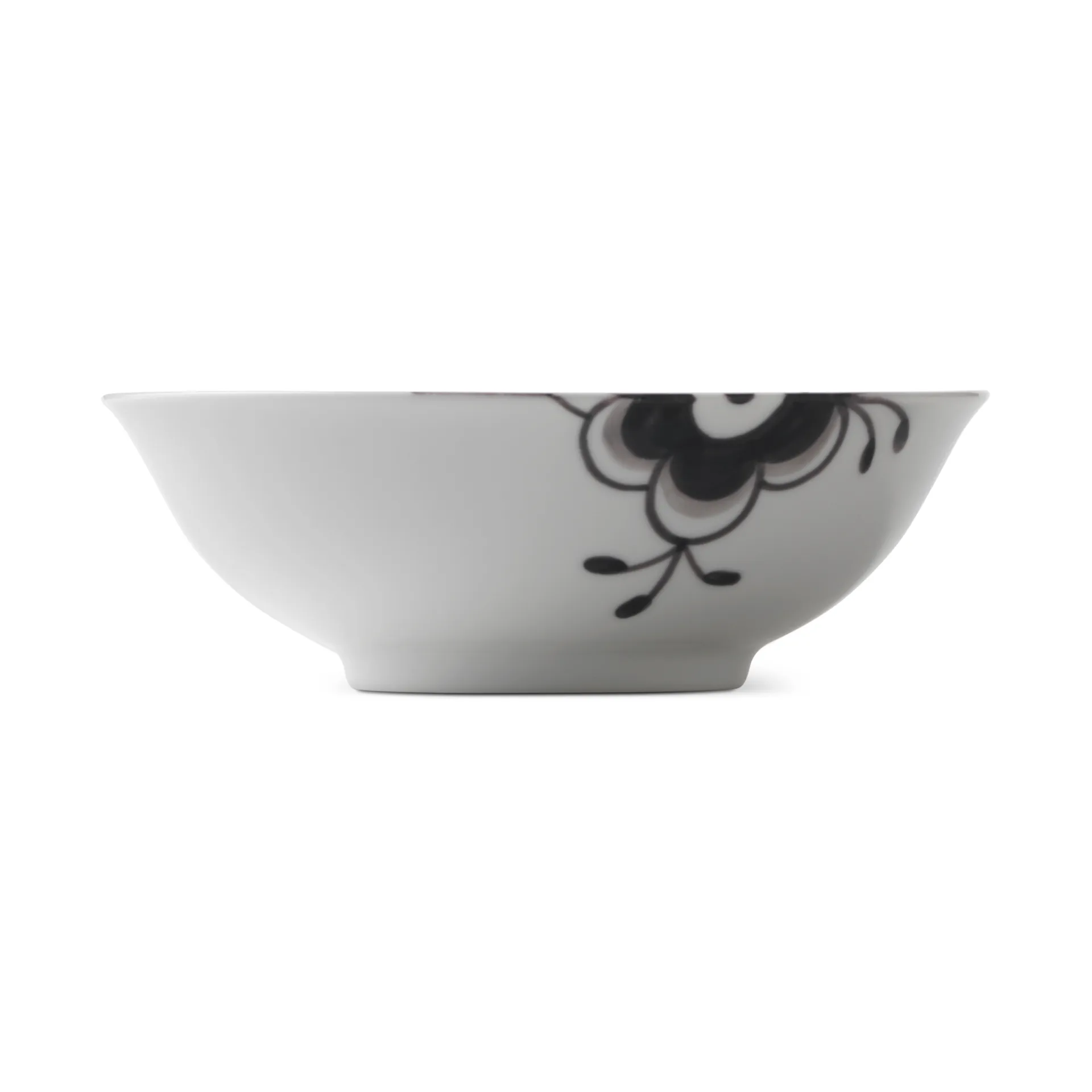 Black Fluted mega bowl, Ø 16 cm Royal Copenhagen