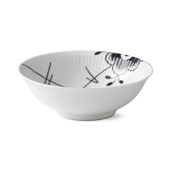 Black Fluted mega bowl, Ø 16 cm Royal Copenhagen