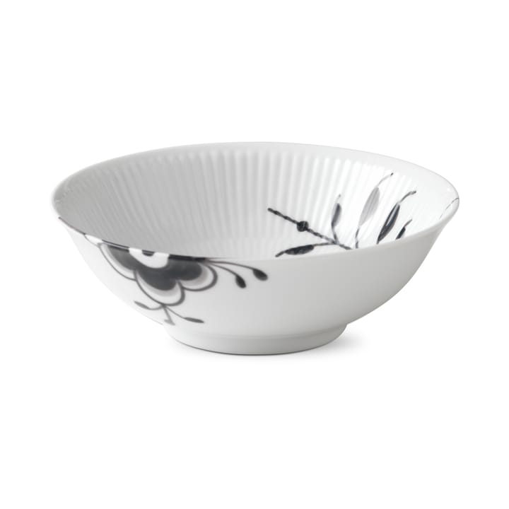 Black Fluted mega bowl, Ø 16 cm Royal Copenhagen