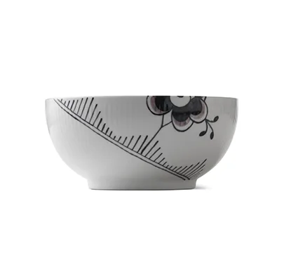 Black Fluted Mega bowl, Ø18 cm Royal Copenhagen