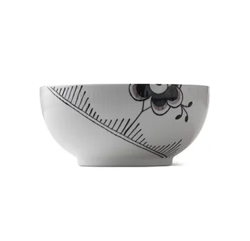 Black Fluted Mega bowl - Ø18 cm - Royal Copenhagen