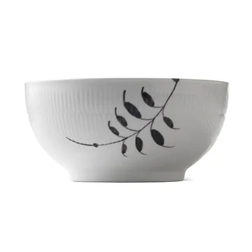 Black Fluted Mega bowl - Ø24 cm - Royal Copenhagen
