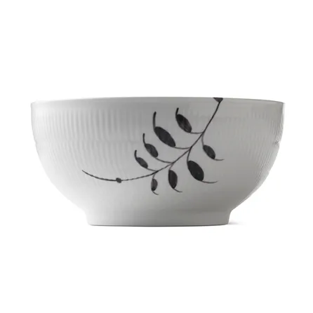 Black Fluted Mega bowl - Ø24 cm - Royal Copenhagen