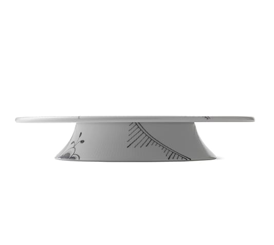 Black Fluted mega cake stand - Ø 32 cm - Royal Copenhagen