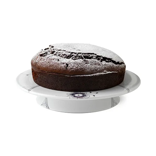 Black Fluted mega cake stand, Ø 32 cm Royal Copenhagen
