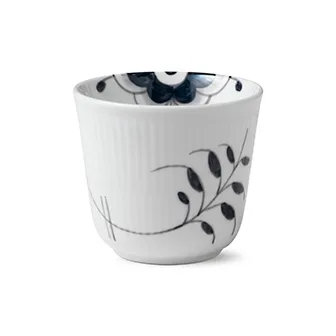 Black Fluted Mega thermal mug - 26 cl - Royal Copenhagen