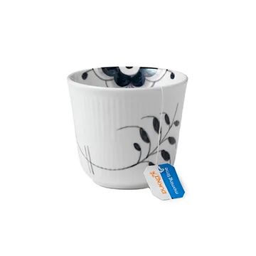 Black Fluted Mega thermal mug - 26 cl - Royal Copenhagen