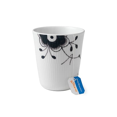 Black Fluted mega thermal mug, 29 cl Royal Copenhagen