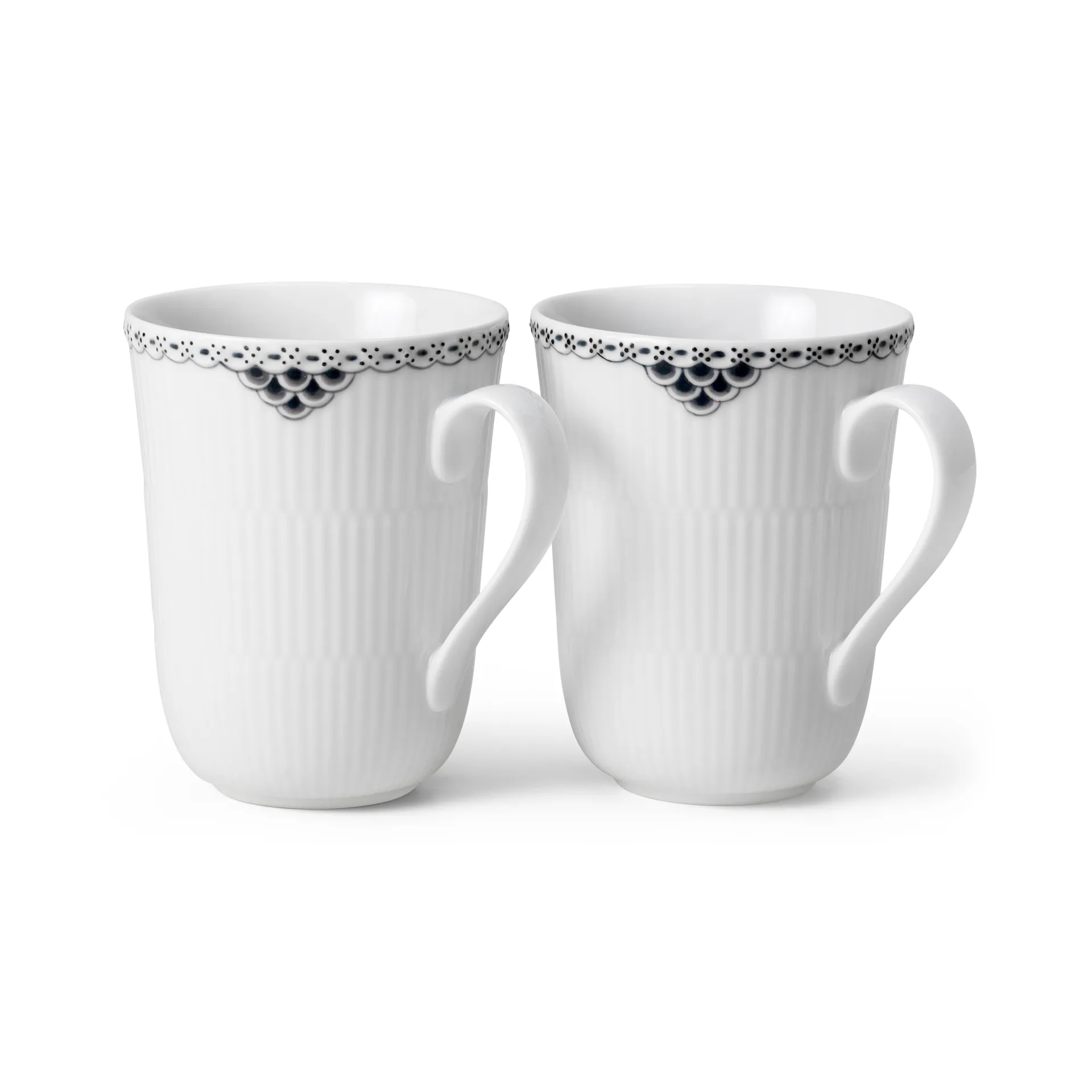 Black Lace cup 2-pack, 33 cl Royal Copenhagen