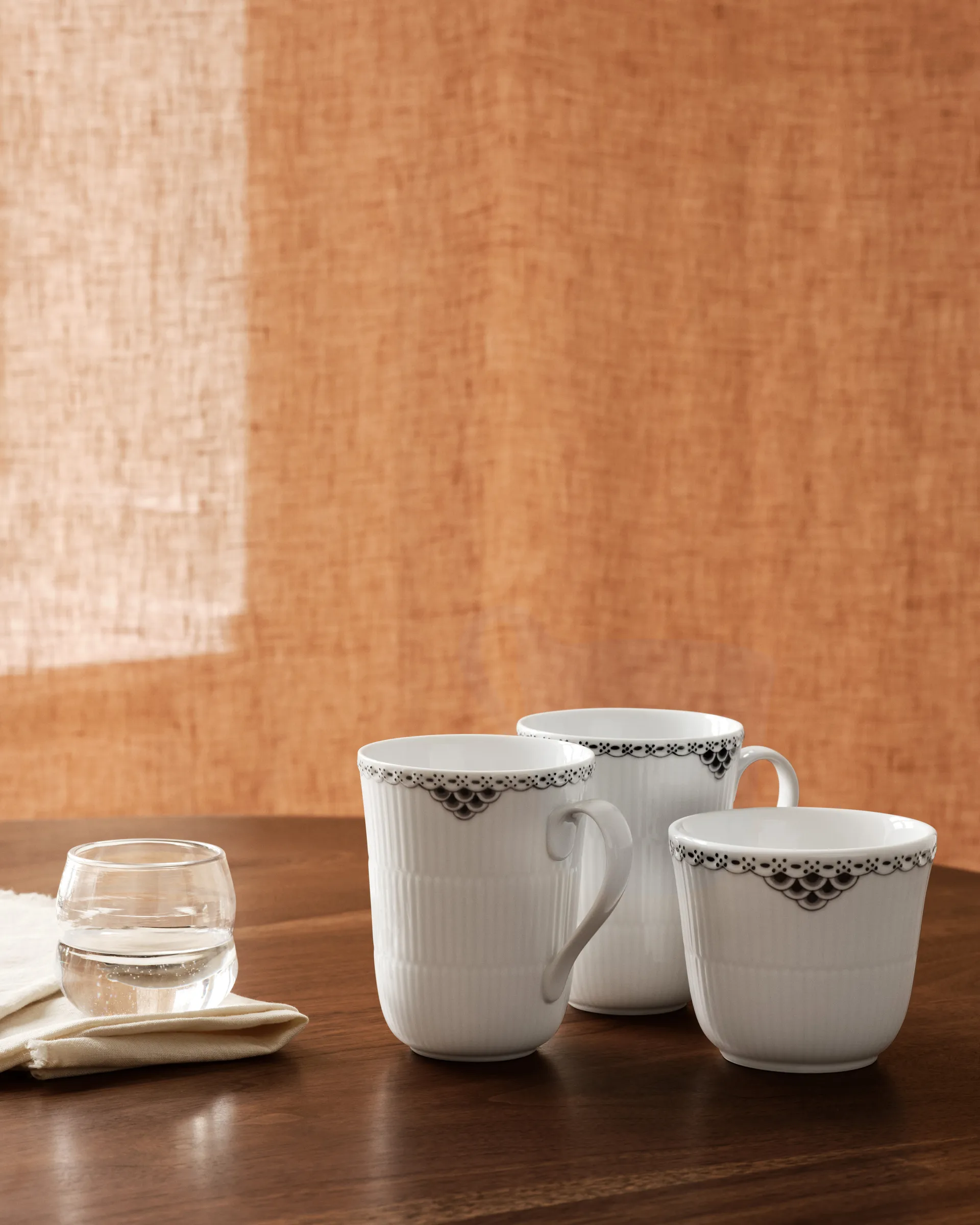 Black Lace cup 2-pack, 33 cl Royal Copenhagen