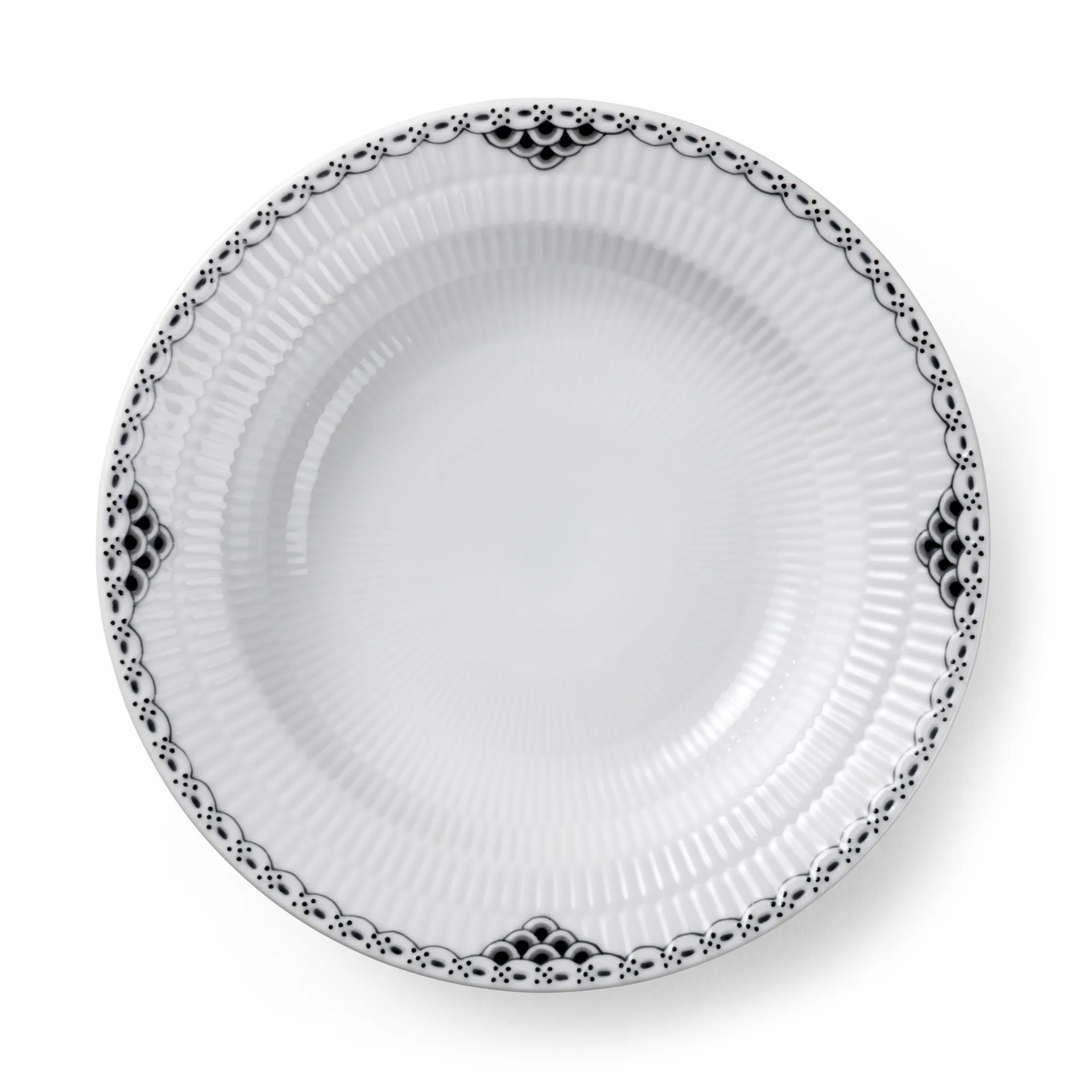 Black Lace deep plate, Ø21 cm Royal Copenhagen